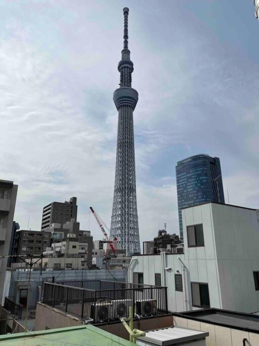 403 Oshiage Sta 3Mins Walk! Wi-Fi & Elevator 4Pax Appartement Tokio Buitenkant foto