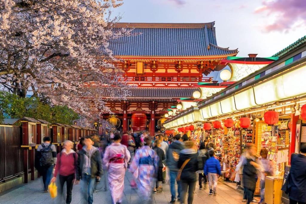 403 Oshiage Sta 3Mins Walk! Wi-Fi & Elevator 4Pax Appartement Tokio Buitenkant foto