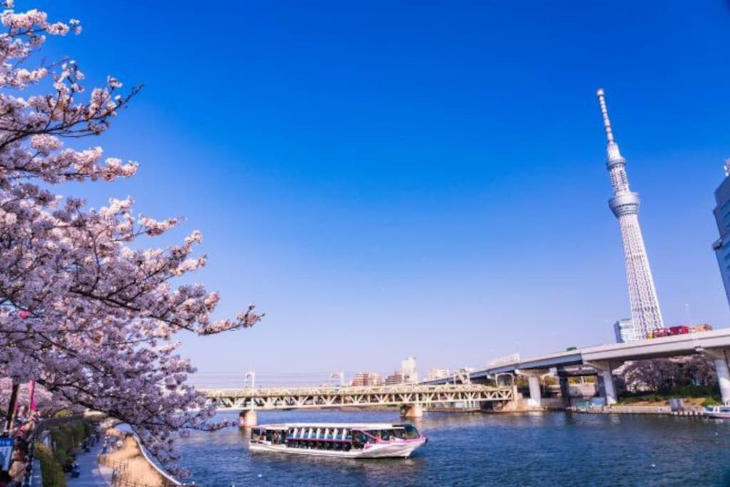 403 Oshiage Sta 3Mins Walk! Wi-Fi & Elevator 4Pax Appartement Tokio Buitenkant foto